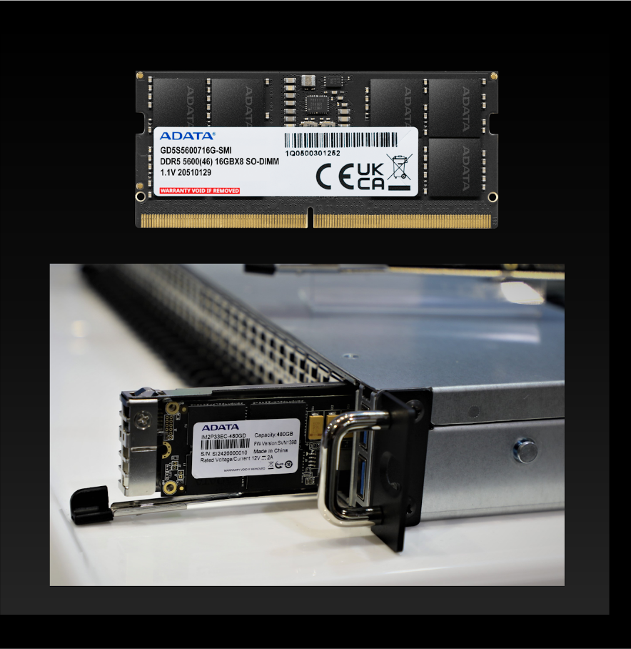 GPUサーバー用メモリとSSD